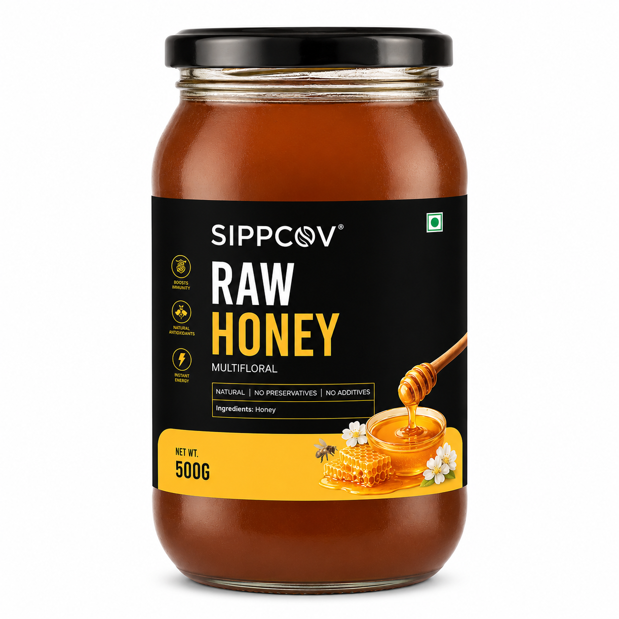 Raw Honey Multifloral 500g